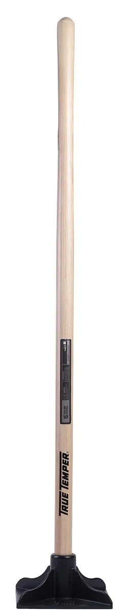 8x8 in Steel Hand Tamper with Hardwood Handle
