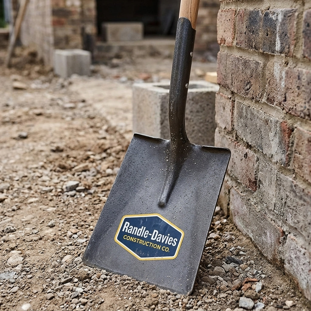 Square Point Asphalt Shovel with D-Grip Handle