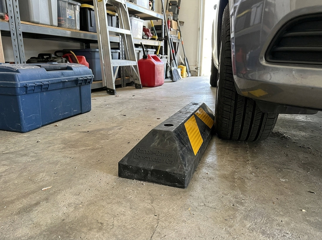 Rubber Garage Parking Aid Block, 22 in