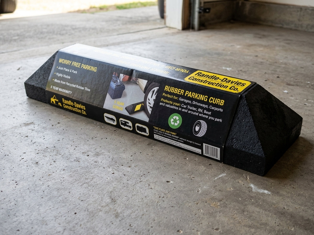 Rubber Garage Parking Aid Block, 22 in