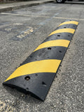 6 ft Recycled Rubber Speed Bump with Steel Spikes