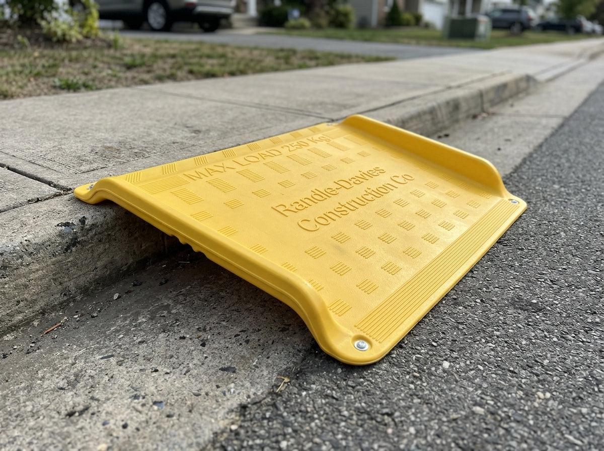 Portable HDPE Pedestrian Curb Ramp
