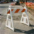 A-Frame Barricade with 4 ft Reflective Panel